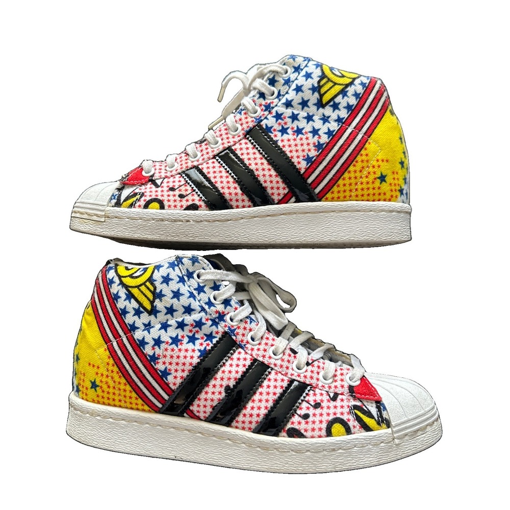 Adidas Originals x Rita Ora Superstar Up W Pop Art B26722 Women's Size US 6.5
